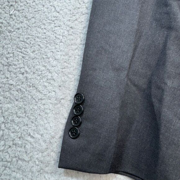 Canali Sport Coat Men 46 Long Gray talian Wool‎ Jacket Blazer 13290 Custom Fit - Picture 8 of 16